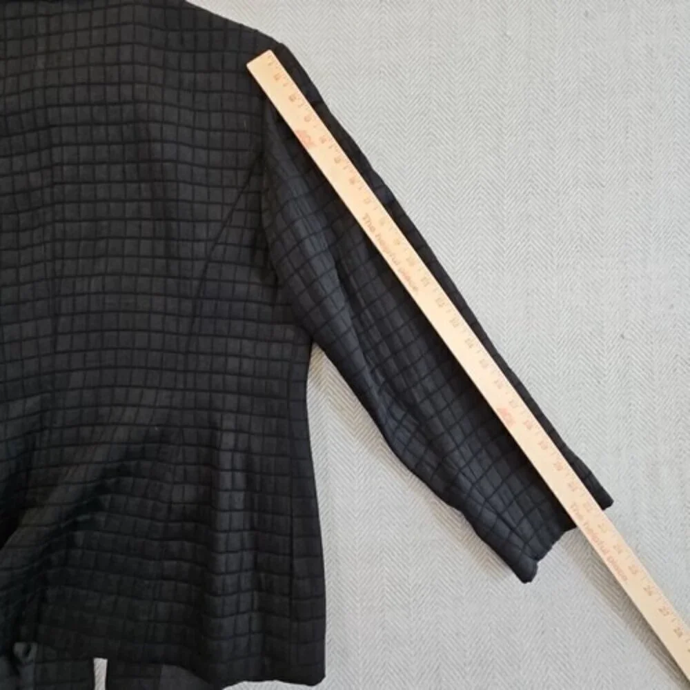 Mondi The Company Full Zip Jacket Women's 42‎ Black Long Sleeve Vintage EUC